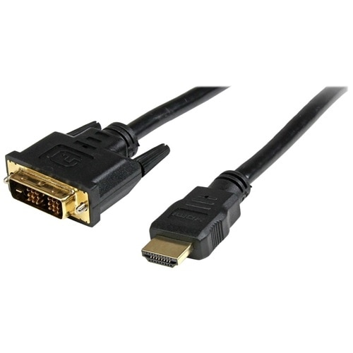 StarTech.com HDMI to DVID Cable M/M Adapter cable - HDMI male DVI-D male - 1 m - shielded - black | Dell Australia