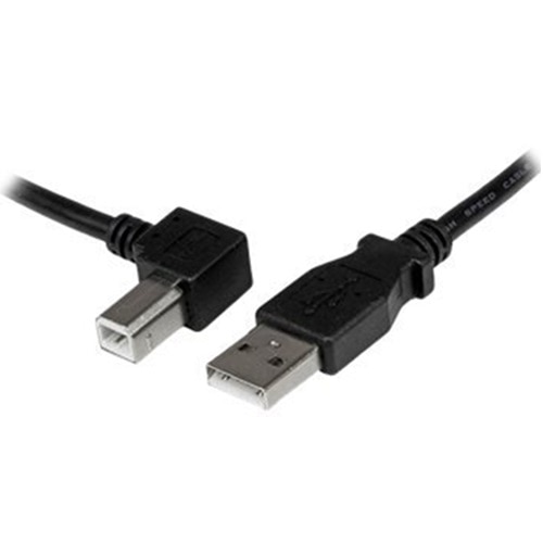 StarTech.com USB 2.0 A to Left Angle B Cable - USB cable - 1 m 1