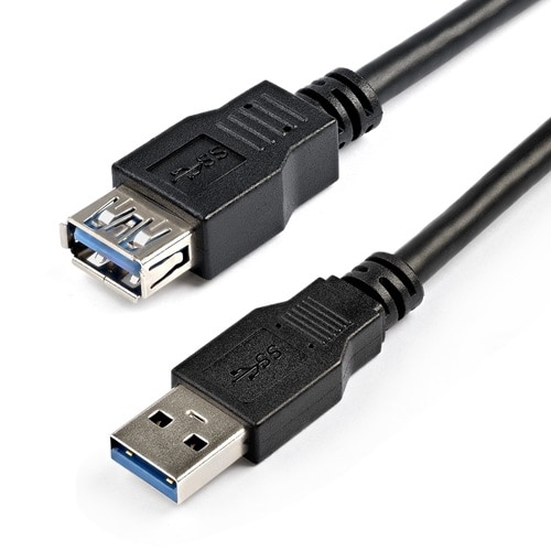 StarTech.com 2m Black SuperSpeed USB 3.0 Extension Cable A to A - M/F 1