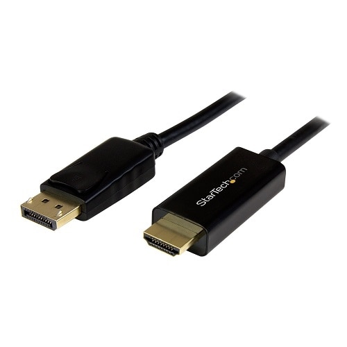 StarTech.com 3 ft (1 m) DisplayPort to HDMI Adapter Cable - 4K DisplayPort to HDMI Converter Cable - Computer Monitor... 1