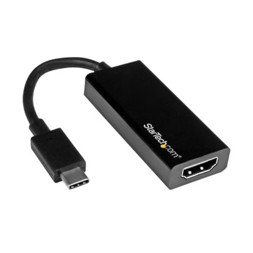 StarTech.com USB C to HDMI Adapter - USB 3.1 Type C Converter - 4K 30Hz UHD - adapter - HDMI / USB - 14.7 cm - Black 1