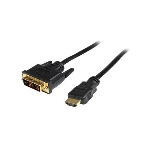 StarTech.com 2m High Speed HDMI Cable to DVI Digital Video Monitor - Video cable - HDMI (M) to DVI-D (M) - 2 m - black 1