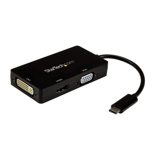 StarTech.com USB-C Multiport Video Adapter USBC / HDMI / VGA / DVI Adapter - external video adapter 1
