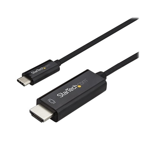 StarTech.com 2m / 6 ft USB C to HDMI Cable - 4K at 60Hz - Black - External video adapter - VL100 - USB-C - HDMI - black 1