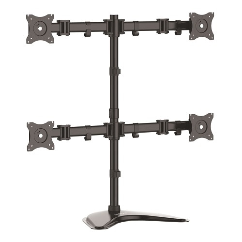 StarTech.com Quad Monitor Stand - Steel - For VESA Mount Monitors up to 27in - stand 1