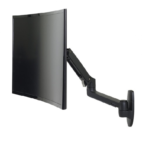 Ergotron LX Wall Mount LCD Arm, Matte Black 1