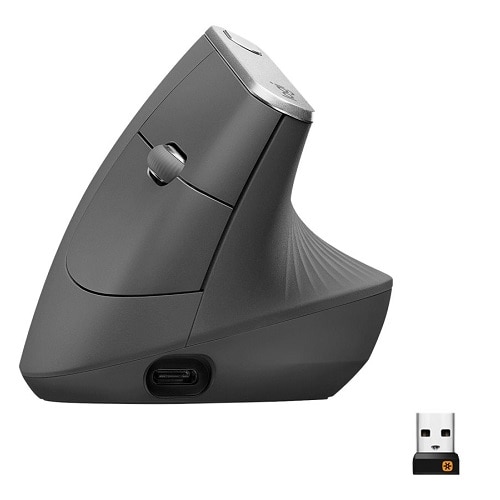 Logitech MX Vertical mouse - ergonomic - graphite 1