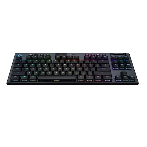 Logitech G915 TKL Tenkeyless Lightspeed Wireless RGB Mechanical Gaming Keyboard - carbon 1
