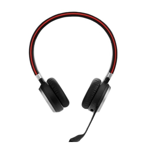 Jabra Evolve 65 SE MS Stereo - Headset - on-ear - Bluetooth - wireless - USB - Certified for Microsoft Teams - for Jabra Evolve; LINK 380a MS 1