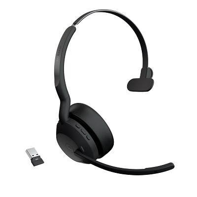 Jabra Evolve2 55 MS Mono - Headset - on-ear - Bluetooth - wireless - active noise cancelling 1