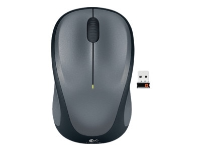 Logitech M235 - Mouse - optical - wireless - 2.4 GHz - USB wireless receiver - colt grey 1