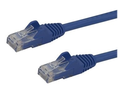 StarTech.com Gigabit Snagless RJ45 UTP Cat6 Patch Cable Cord - patch cable - 15 m - blue 1