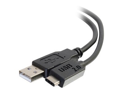 C2G 10ft USB C to USB Cable - USB C 2.0 to USB A Cable - M/M - USB cable - USB-C (M) to USB (M) - USB 2.0 - 3.05 m - molded - black 1