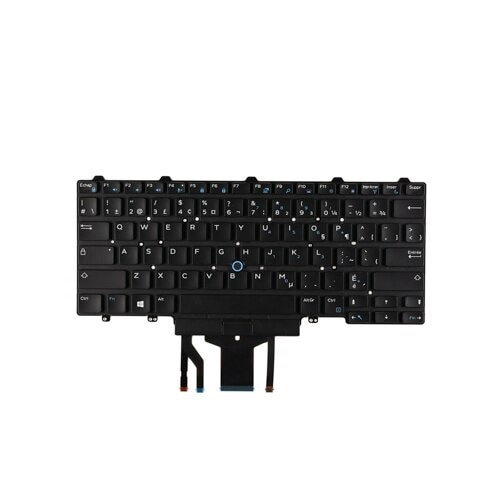 Dell French Canadian backlit Keyboard with 82-keys for Latitude 549X/7490