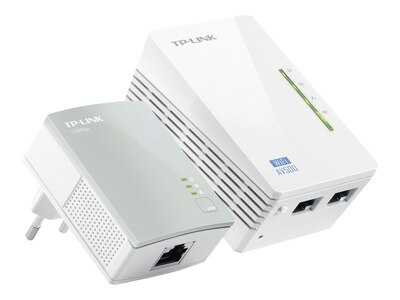 TP-Link TL-WPA4220KIT AV500 2-Port Wifi Powerline Adapter Starter Kit - bridge - 802.11b/g/n - wall-pluggable 1