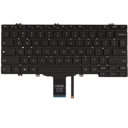 Dell English-US Backlit Keyboard with 81-keys for Latitude 5300 2-in-1  Chrome