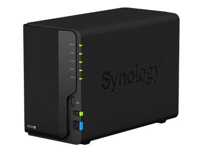 Synology Disk Station DS220+ - NAS server - 2 bays - SATA 6Gb/s - RAID 0, 1, JBOD - RAM 2 GB - Gigabit Ethernet - iSCSI 1