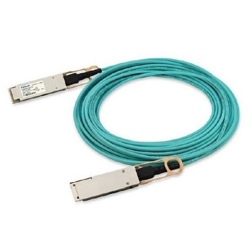 Dell Networking Cable, QSFP28 to QSFP28, 100GbE, Active Optical (Optics included), 30 Meter, Customer Kit 1