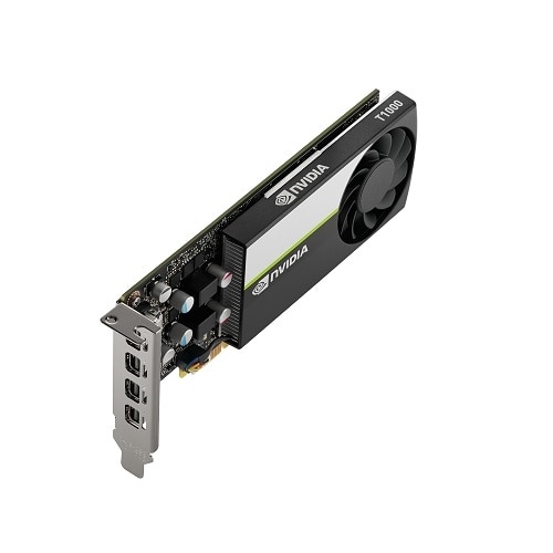 Dell NVIDIA® T1000, 8 GB GDDR6, full height, PCIe 3.0x16, 4 mDP Graphics Card 1