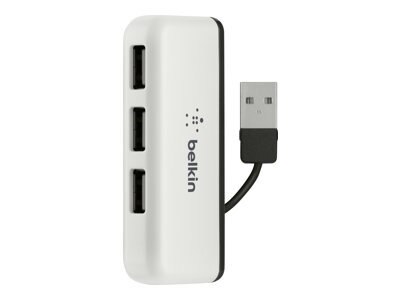 Belkin Travel - Hub - 4 x USB 2.0 - desktop 1