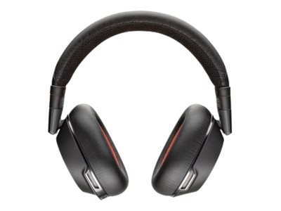 Poly - Plantronics Voyager 8200 UC USB-C - Headphones with mic - full size - Bluetooth - wireless - NFC - active noise cancelling - 3.5 mm jack - black 1