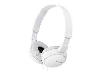 Sony MDR-ZX110 - ZX Series - headphones - on-ear - wired - 3.5 mm jack - white 1