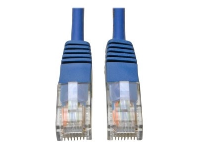 Tripp Lite 50ft Cat5e / Cat5 350MHz Molded Patch Cable RJ45 M/M Blue 50' - patch cable - 15.24 m - blue 1