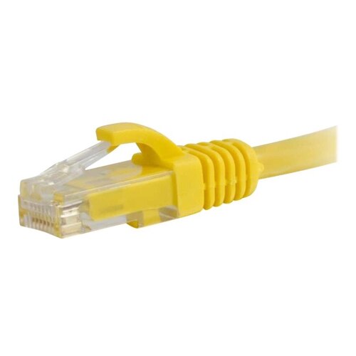 C2G 7FT CAT6 PATCH CABLE-550MHZ SNAGLESS RJ45 YLW 1