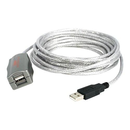 StarTech.com 16 ft USB 2.0 Active Extension Cable - M/F - USB extension cable - 4.6 m 1