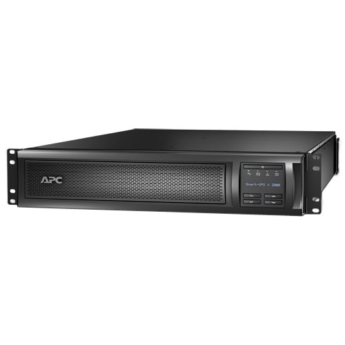 APC Smart-UPS X 2000 Rack/Tower LCD - UPS - AC 120 V - 1.8 kW - 1920 VA - RS-232, USB - output connectors: 7 - 2U - black 1