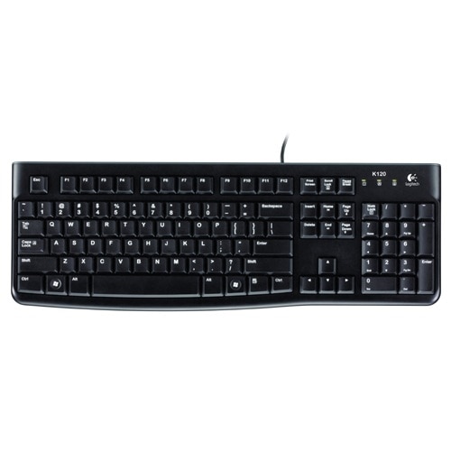 Logitech Keyboard K120  - USB - English - black 1