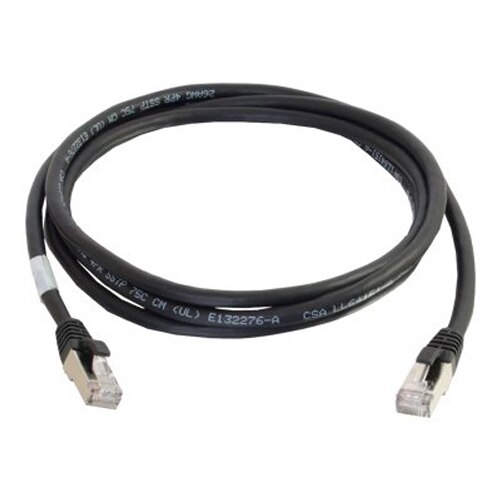 C2G 6ft Cat6a Snagless Shielded (STP) Network Patch Ethernet Cable Black - patch cable - 1.83 m - black 1