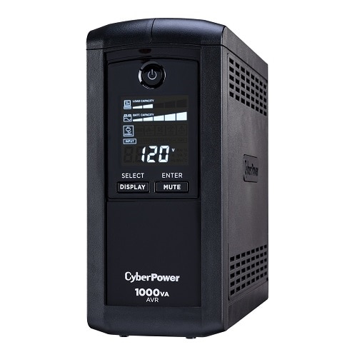 CyberPower Systems CP1000AVRLCD Intelligent LCD UPS 1000VA/600W Tower 1