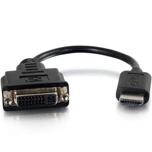 C2G HDMI to Single Link DVI-D Adapter Converter Dongle - video adapter - HDMI / DVI - 8 in 1