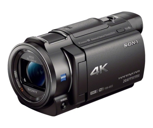 Sony NXCAM HXR-NX80 - Caméscope - 4K / 30 pi/s - 20.0 MP - 12x zoom optique  - Carl Zeiss - carte Flash - Wi-Fi, NFC