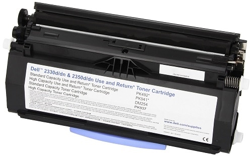 Dell - 6000-Page High Yield Black Toner Cartridge for 2330D/DN,2350  Monochrome Laser Printer - Use and Return
