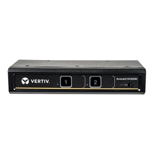 Avocent SV220H - KVM switch - 2 x KVM port(s) - 1 local user - desktop 1