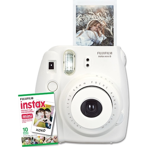 fujifilm instax mini 8 instant camera white