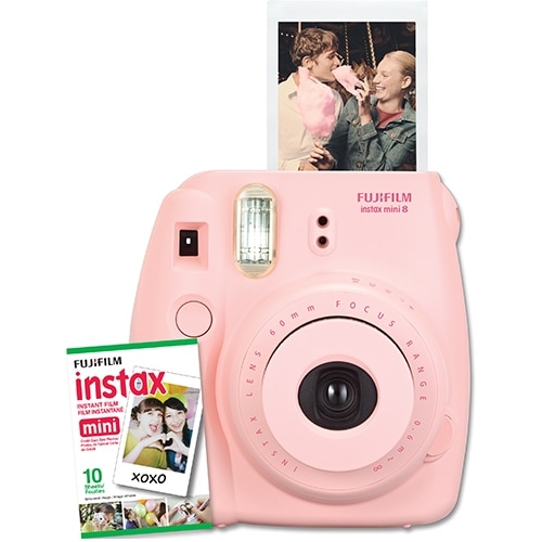 dood handel Begroeten FUJIFILM NEW Instax Mini 8 Instant Camera W/10 exposure Film Pink | Dell  Canada