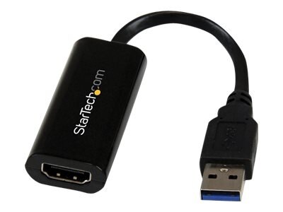 StarTech.com Slim USB 3.0 to HDMI External Video Card Multi Monitor Adapter - T5-302 - black 1