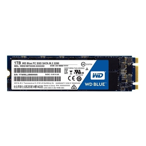 WD Blue PC SSD WDS100T1B0B - Solid state drive 1 - internal - M.2 2280 - SATA 6Gb/s | Dell
