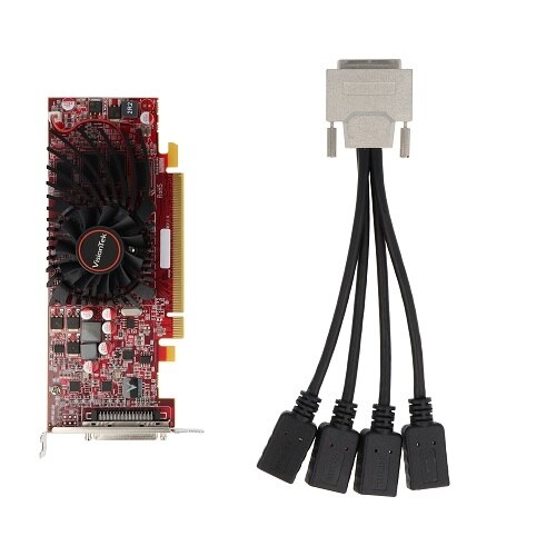 VisionTek Radeon HD 5570 VHDCI - Graphics card - Radeon HD 5570 - 1 GB DDR3 - PCIe 2.0 x16 low profile - 4 x HDMI 1