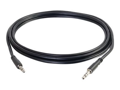 C2G Slim 6ft Slim Aux 3.5mm Audio Cable - M/M - Audio cable - stereo mini jack (M) to stereo mini jack (M) - 1.83 m - shielded - black 1