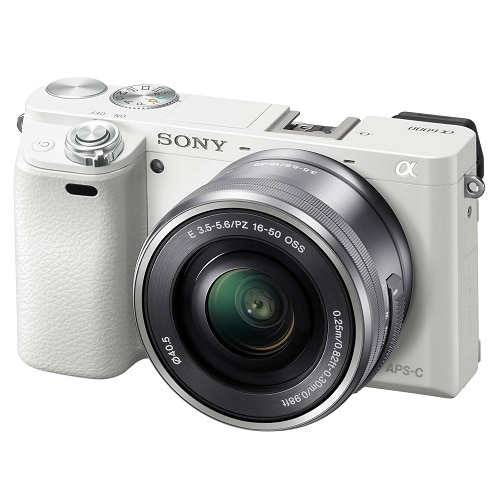 Sony α6000 ILCE-6000L 24.3 Megapixel DSLR 16-50mm lens - white