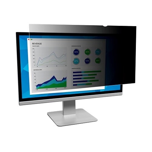 3M Privacy Filter for 24-inch Widescreen Monitor (16:10) - Display privacy filter - 24-inch wide - black 1