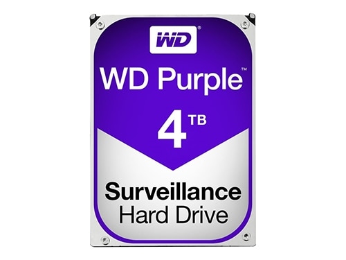 WD Purple Surveillance Hard Drive WD40PURZ - Hard drive - 4 TB - internal - 3.5" - SATA 6Gb/s - 5400 rpm - buffer: 64 MB 1