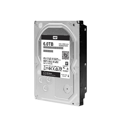 WD Black Performance Hard Drive WD6002FZWX - Hard drive - 6 TB - internal - 3.5" - SATA 6Gb/s - 7200 rpm 1