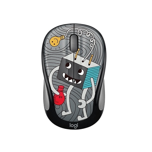 Logitech Doodle Collection M325c - Mouse - wireless - 2.4 GHz - USB wireless receiver - Lightbulb 1