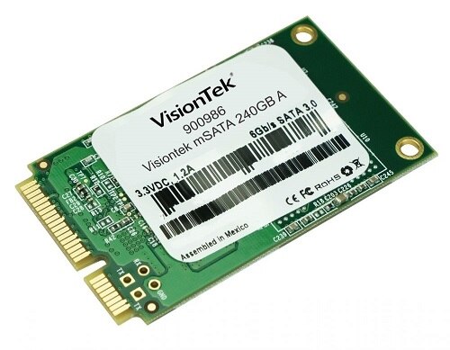 VisionTek Solid state drive 240 GB - Internal - mSATA - SATA 6Gb/s 1