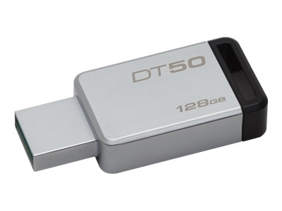 Kingston DataTraveler 50 - USB flash drive - 128 GB - USB 3.1 - black 1